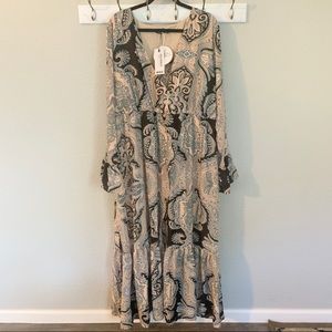 NWT Paisley Maxi Dress